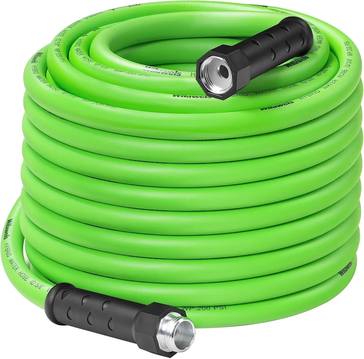 Tubo da Giardino Resistente da 30 Metri 5/8" con Raccordo a 360 Gradi ° Maniglia Girevole, Pressione di Lavoro 200 PSI, Pressione di Rottura 450 PSI, Tubo Flessibile per Acqua Resistente a Tutte le Condizioni Atmosferiche