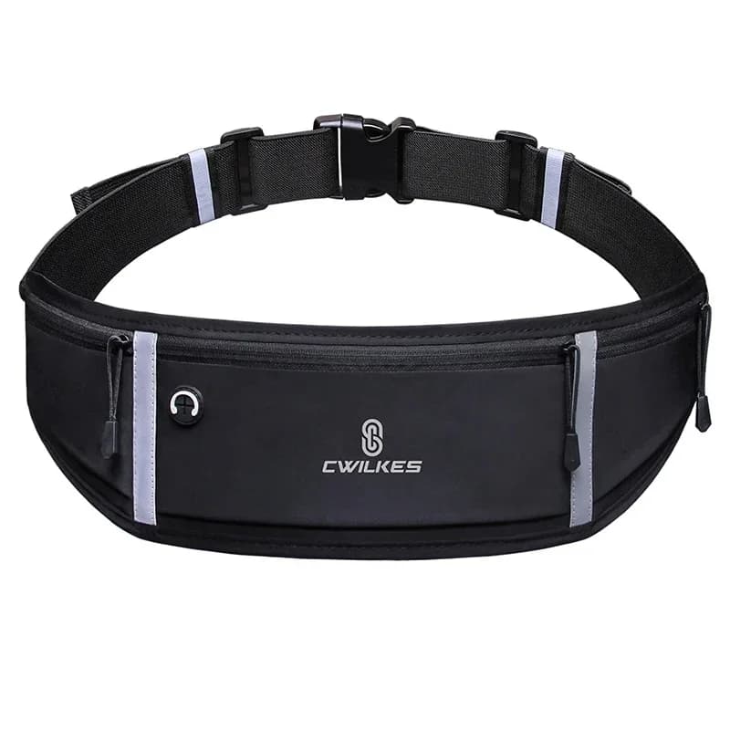 CWIKLES Sports Fanny Pack Women Running Belt Waist Bag Men Waterproof Gym Phone Pouch Banana Bags Run Accessories
