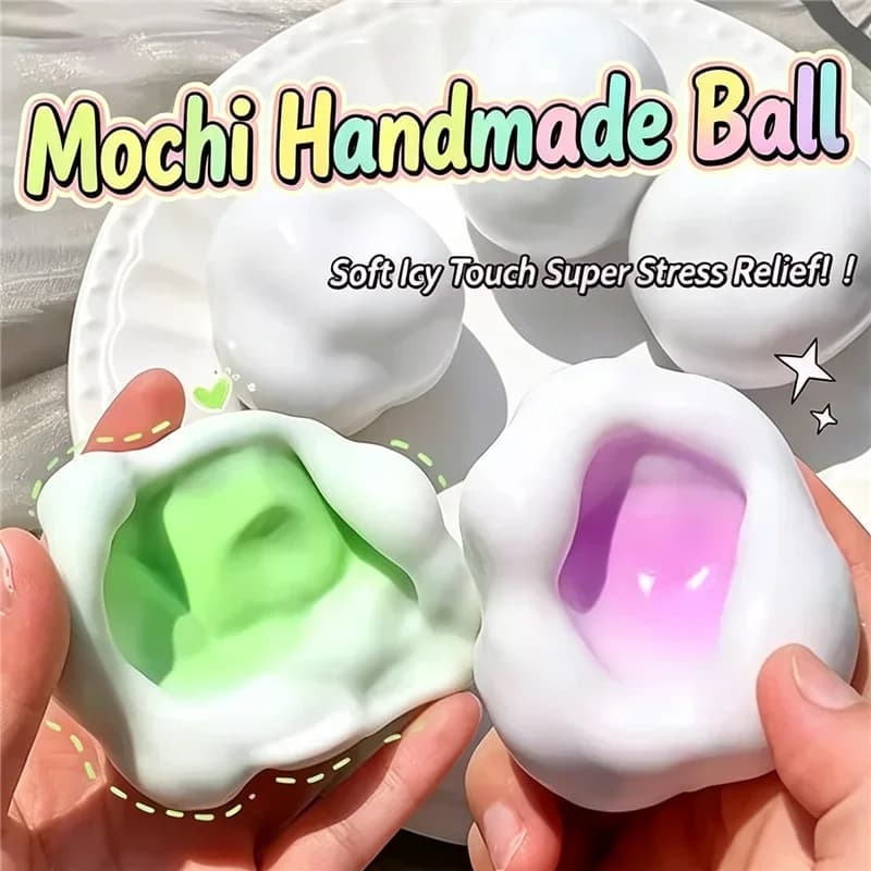 Antistress Decompression Squishy Stress Relief Fidget Sensory Ball Toy Shapeable Vacuum Squishies Sand Noisy Ball Relax Gift