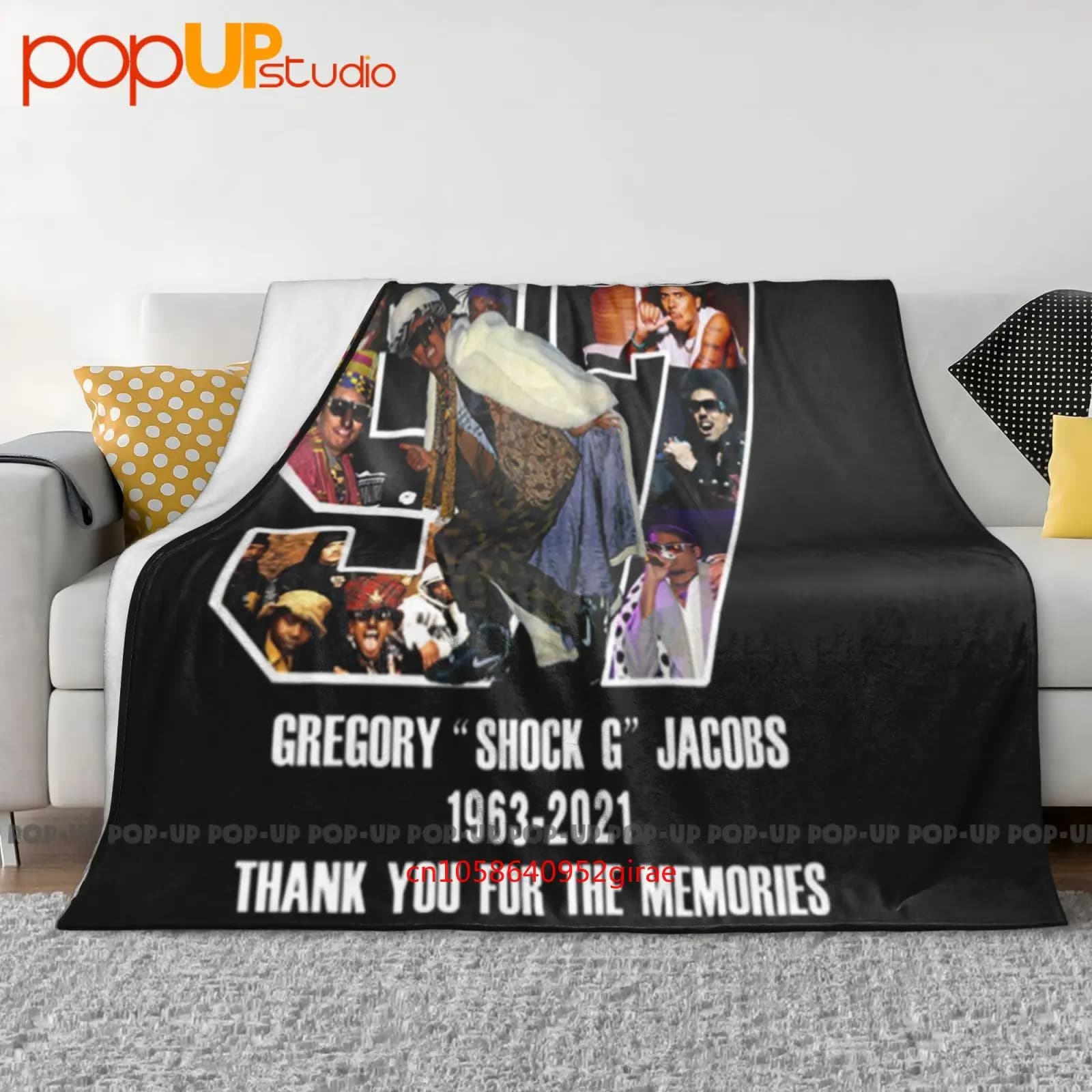 Rip Rapper Shock G Coperta ultra morbida trapunta invernale Copridivano Copriletto