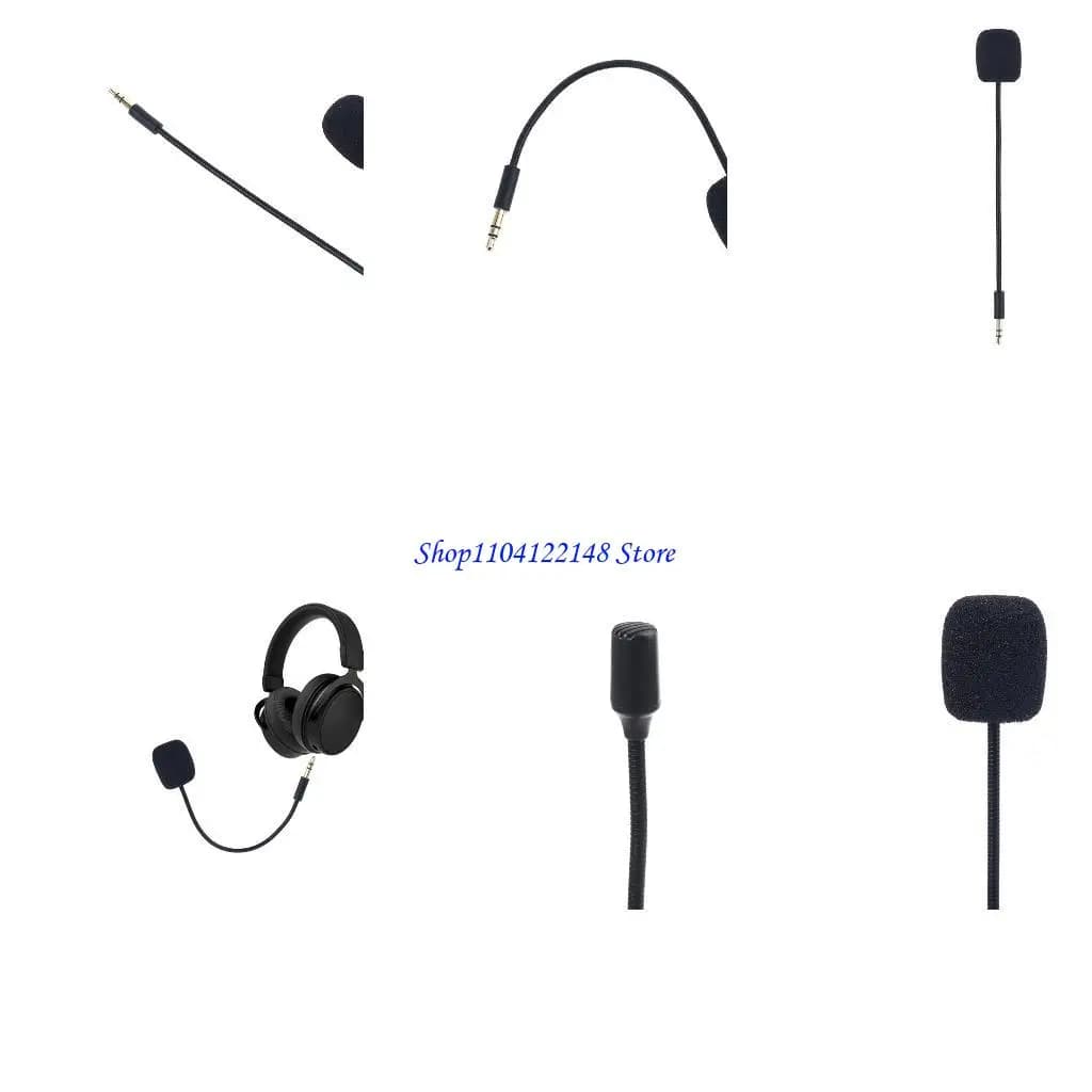 Mini Headphone Microphone P9FA for Cloud Flight Game Mic Business game for PC Noise Replacement Accessories