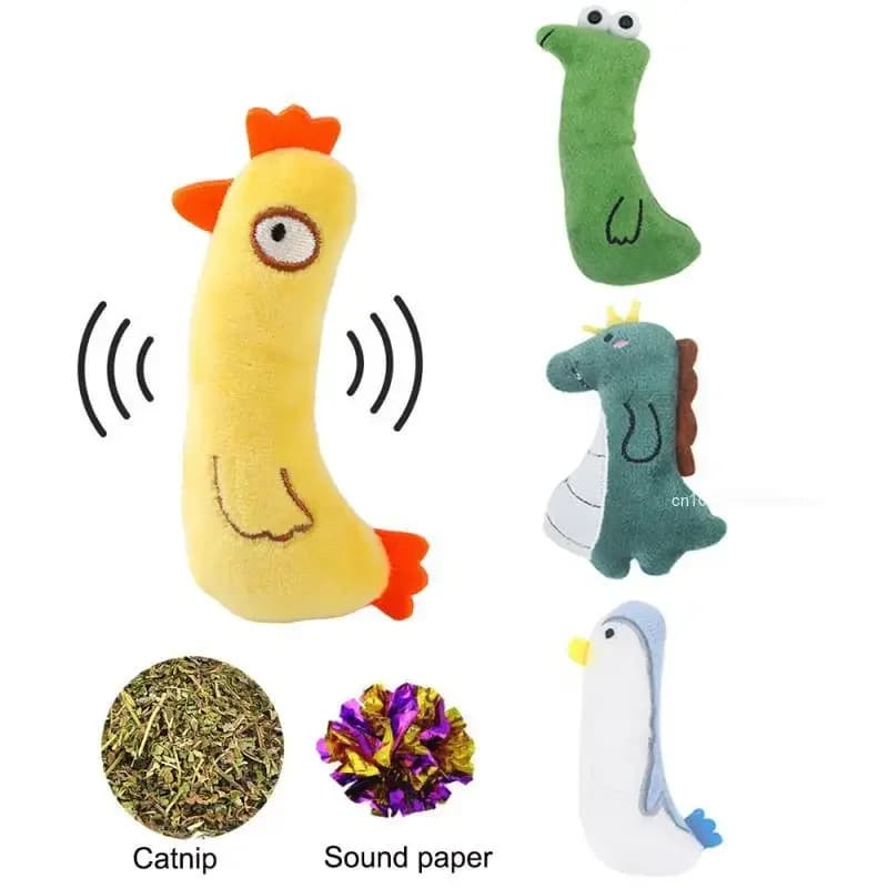 Erba gatta Animali domestici Giocattolo Gatti Forniture per simpatici giocattoli per gatti Cucciolo Gattino Digrignamento dei denti Gatto Peluche Cuscino per il pollice Proteggi la bocca Accessori per animali domestici