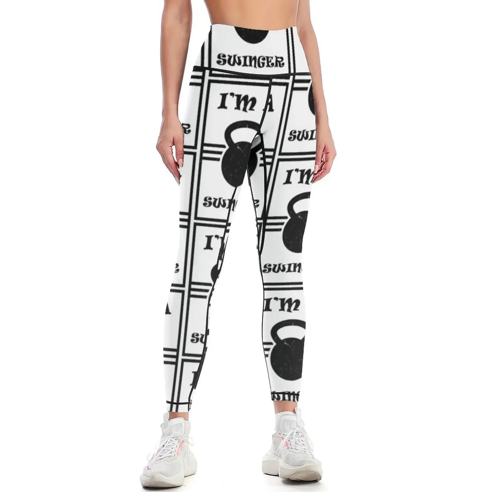 Kettlebell Swinger leggings for sports and tennis, women's fitness jogger pants, women's leggings
