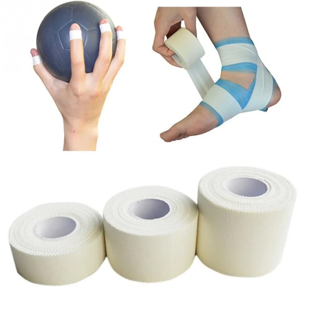 Nastro Adesivo per Cura delle Ferite, Benda Impermeabile in Cotone per Lesioni e Ferite, Nastro Sportivo Adesivo