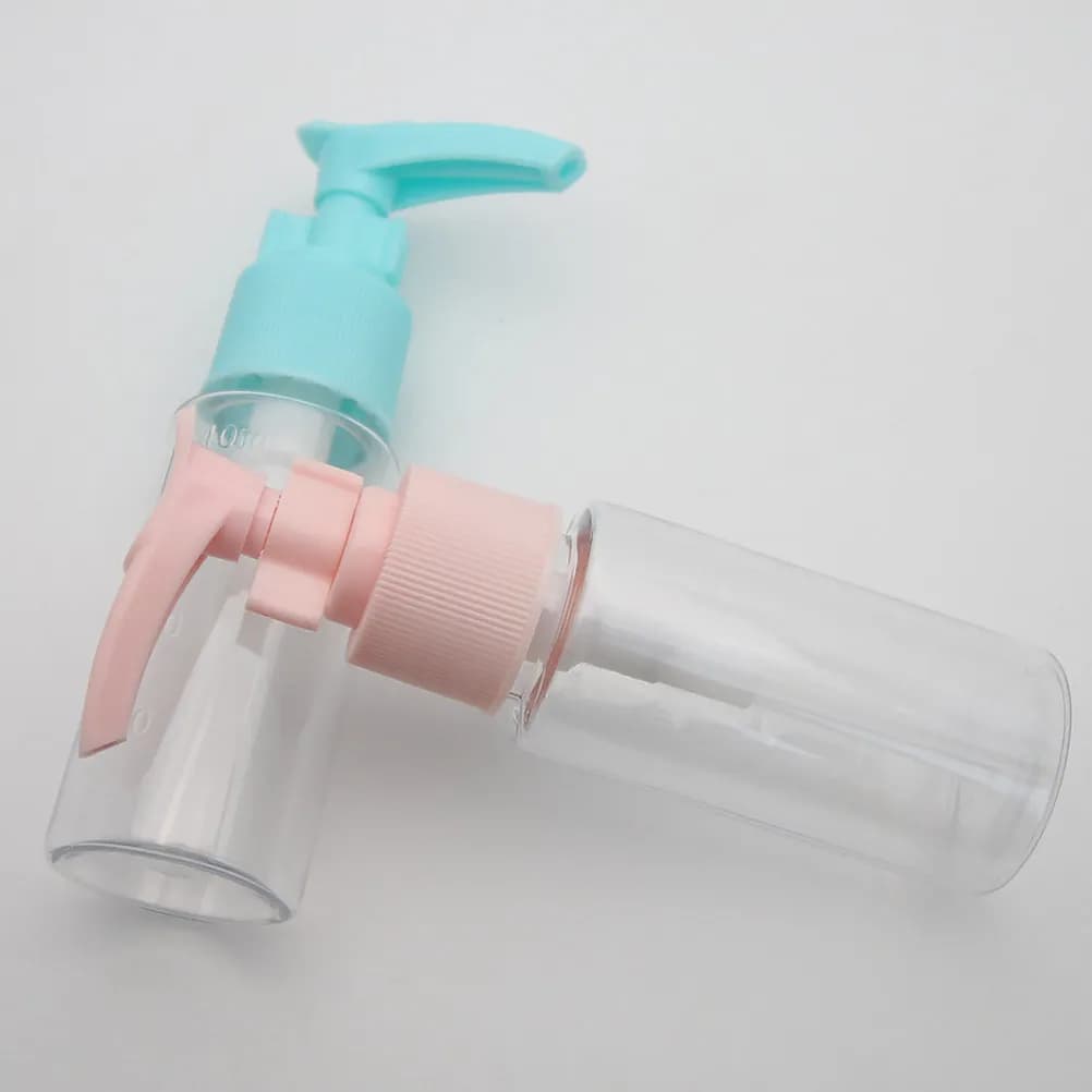 Set di 4 Dispenser per Sapone Liquido da 40ml con Pompa a Pressione, Bottiglie per Gel Doccia e Lavaggio Mani, Set da Viaggio, Decorazione Casa, Artigianato Raffinato