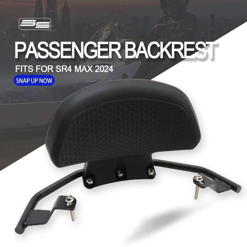 Misura per VOGE SR4 MAX 2024 Schienale moto Sedile passeggero Supporto posteriore Accessorio di protezione Metallo SR4MAX