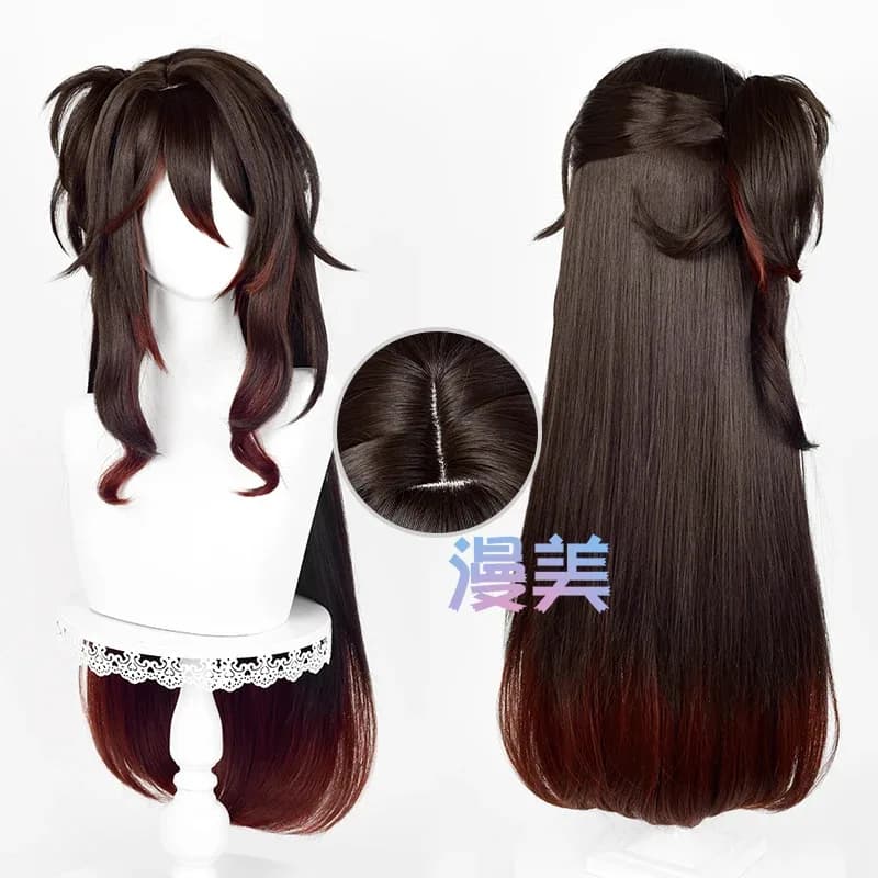 Honkai Star Rail Fugue Gioco Parrucca Cosplay Capelli lunghi marroni Tingyun Xianzhou Luofu Festa di Halloween per le donne Ragazze Accessorio Prop