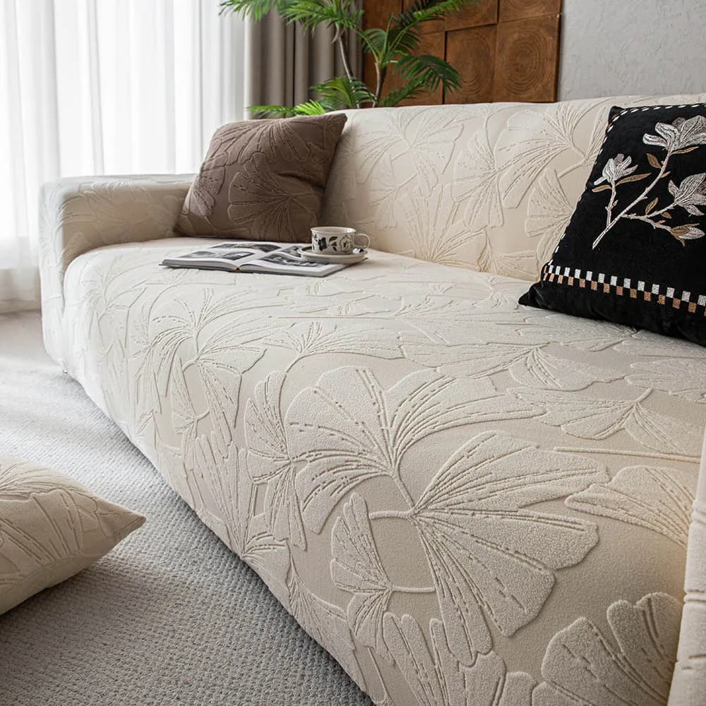 1PC Elastic Anti-pet Scratch Sofa Cover Jacquard Velvet Thickened Couch Cushion Covers High-end Chaise Lounge Slipcovers