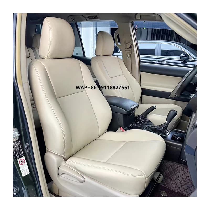 Coprisedili su Misura in Pelle per Auto a 3 File per Land Cruiser Prado LC250 LC150 6-7-8 Posti