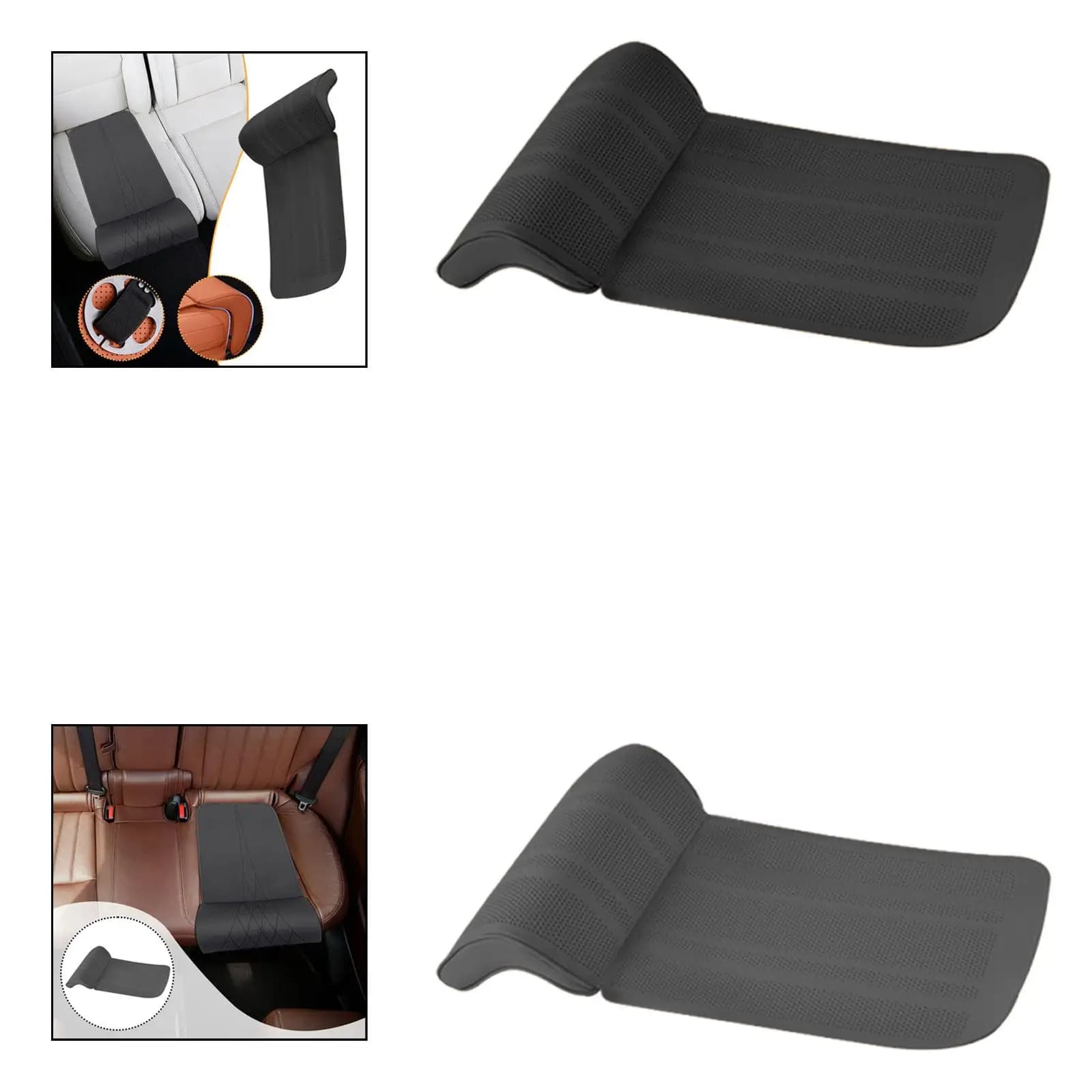 Supporto Universale per Gambe da Auto, Cuscino Esteso in Memory Foam Morbido, Ergonomico e Traspirante, Accessorio per Lunghi Viaggi