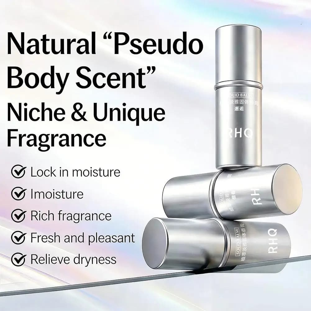 Crema profumata solida romantica, profumo fresco e leggero, fragranza solida per il corpo, stick profumato portatile, crema idratante profumata V9G5