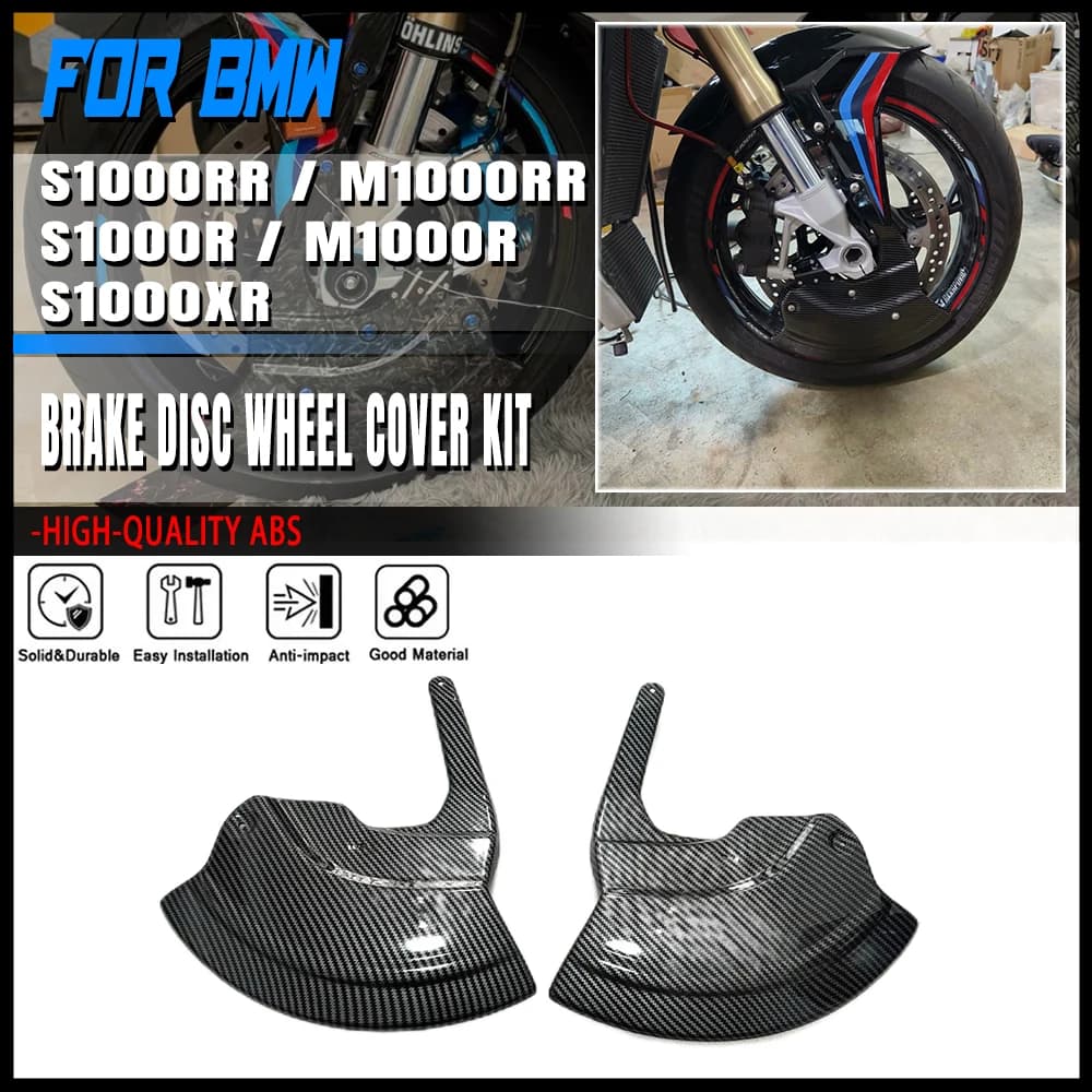 For BMW S1000R M1000R S1000RR S1000XR Motorcycle Front Mudguard Kit Brake Disc Cover Front Brake Caliper Protective Cover