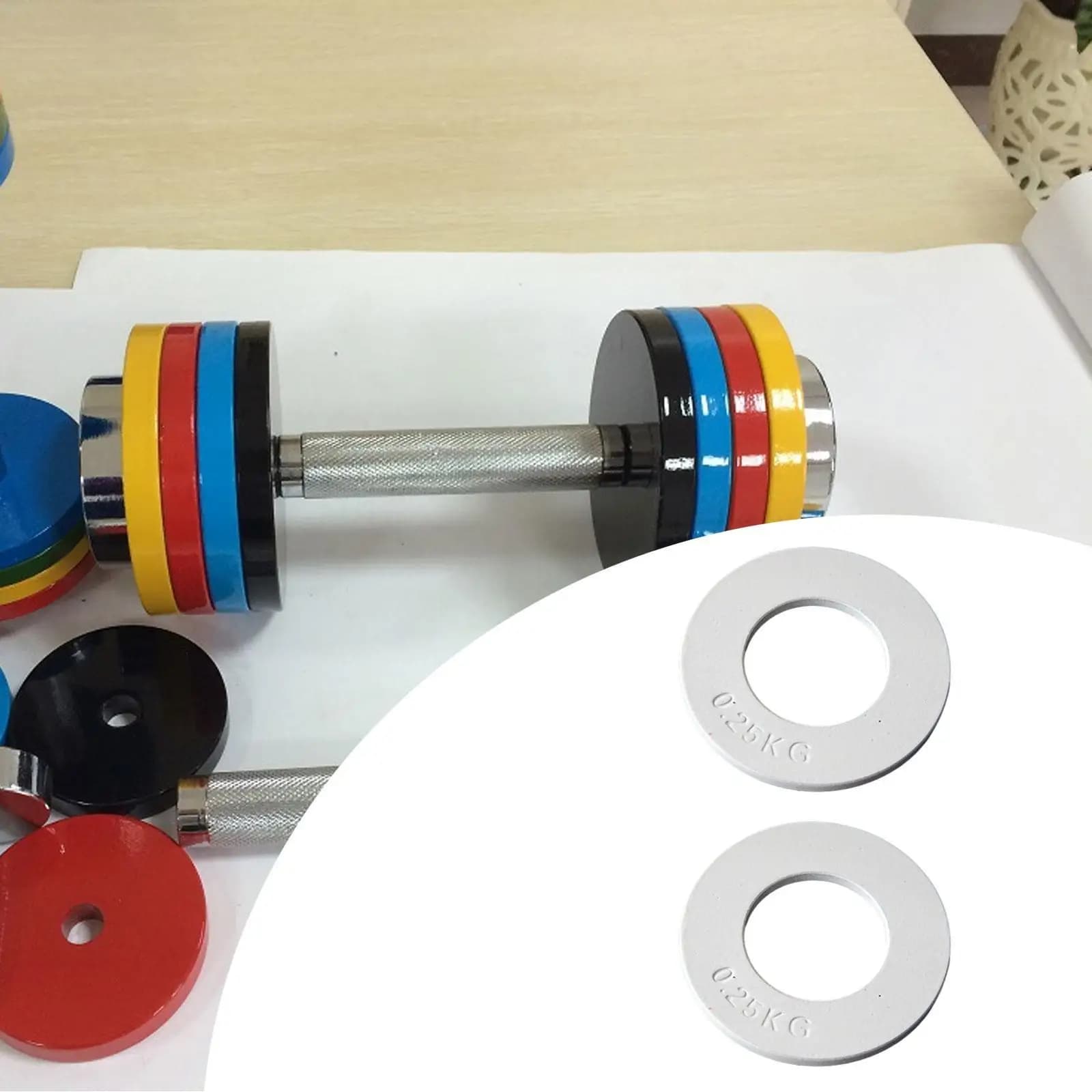 2 Pieces Micro fractional weight plates, Weights Adding Resistant to Falls, Compact Weight Plates from 2 Inches for Fitness Standard