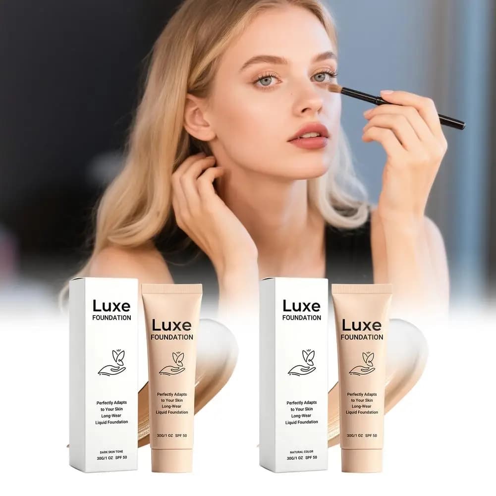 Luxe Foundation Color-changing Foundation Hydration Temperature-controlled Automatically Adapts Tone Lightweight Natural Look