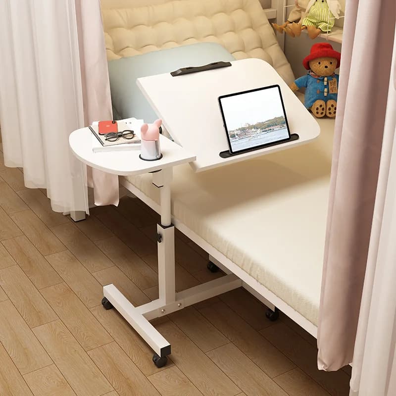 Semplice portatile in piedi scrivania per computer portatile pavimento ascensore mobile comodino letto scrivania per computer camera da letto casa ufficio studio uso