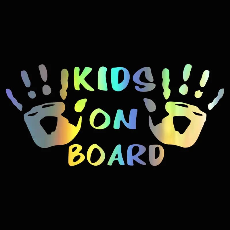 Adesivo per auto 3D BAMBINI A BOARD Adesivo per moto decalcomania per auto