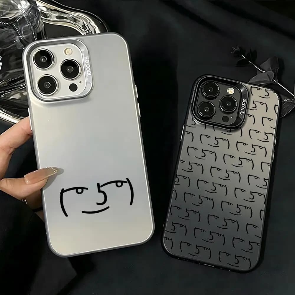 Phone Case Premium phone case for iPhone 16/15/14/13/12/17 Pro Max Plus, lightweight and drop-proof. L-Lenny Face