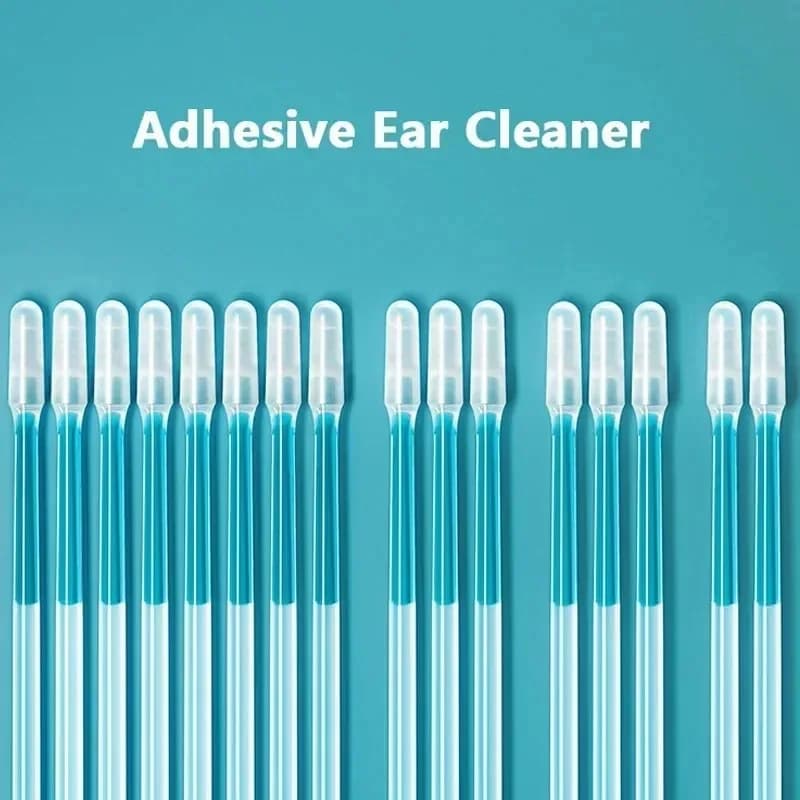 24 pz Usa E Getta In Silicone Earwax Remover appiccicoso ear pick Per I Bambini Anziani Per Adulti S/L Ear Cleaner Riutilizzabile Adesivo Earpick 2030