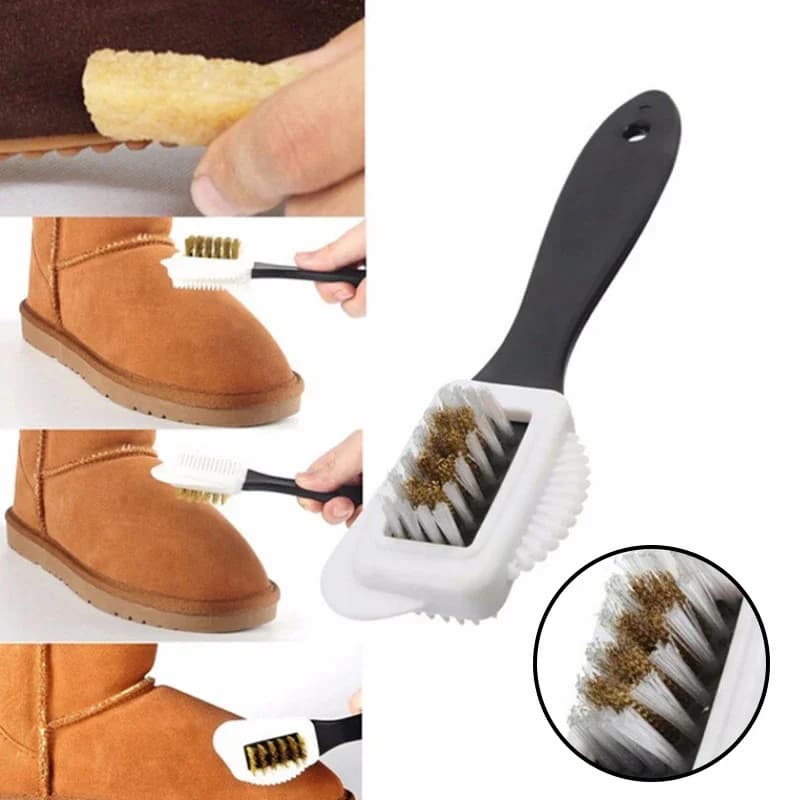1/2pcs3Comodity for side cleaning S-shaped shoe brush Cleaning shoe brush Cleaning brush Snow boots brush Shoe brush Cleaning tool