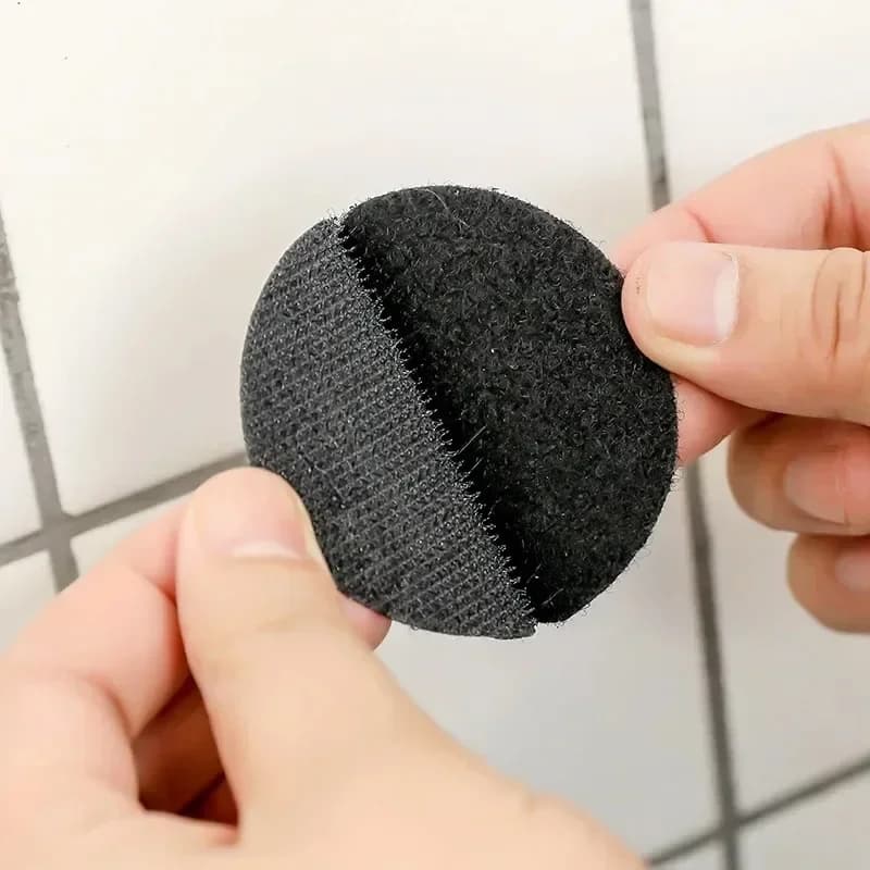10PCS Nastro autoadesivo in velcro Traceless su entrambi i lati Anti-run Double Sided Fibbia antiscivolo Rilievi del piede Divano Adesivo di fissaggio