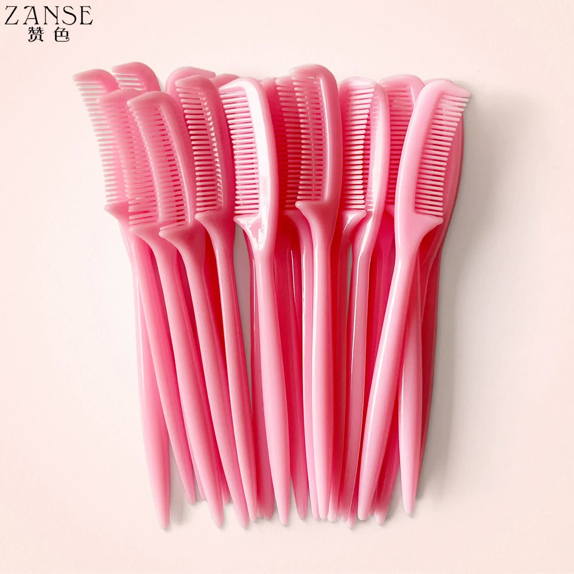 50 pcs/pack Micro combs for the extension of the eyelashes Mini combs for eyebrows makeup brushes wands for Mascara for dolls comb for lashes wholesale