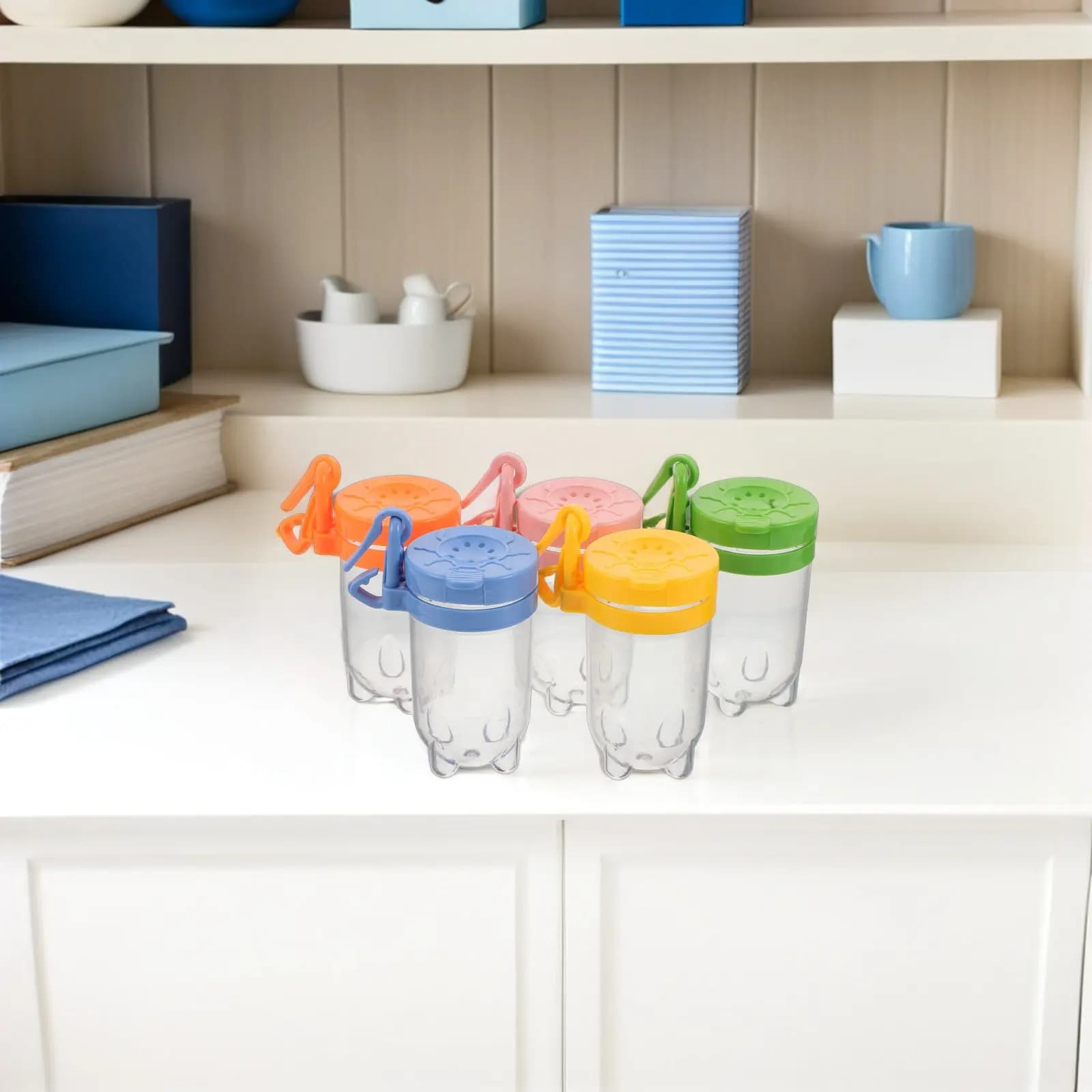 Set di 10 Contenitori per Insetti per Bambini, Scatola Portatile in Plastica Trasparente con Coperchio Ribaltabile per Esplorazioni all'Aperto