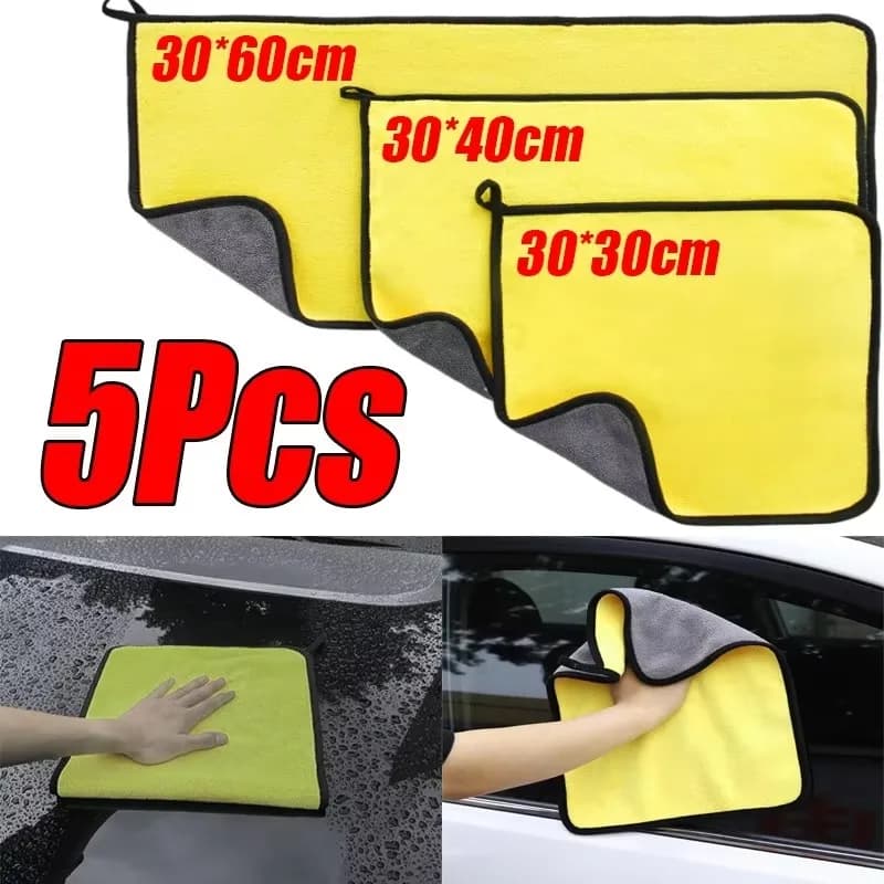 5/3/1pcs Asciugamani speciali per la pulizia dell'auto che non capannone Capelli o lasciare segni Panno assorbente per auto Prodotti per la pulizia del lavaggio dell'auto