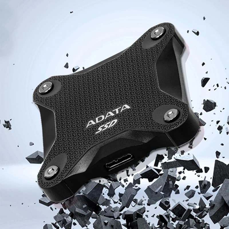 ADATA PSSD SD620 External SSD Hard Drive 512GB USB 3.2 Gen 2 (10Gbps) Portable Hard Disk 3D NAND Solid State Drive Max 520Mb/s