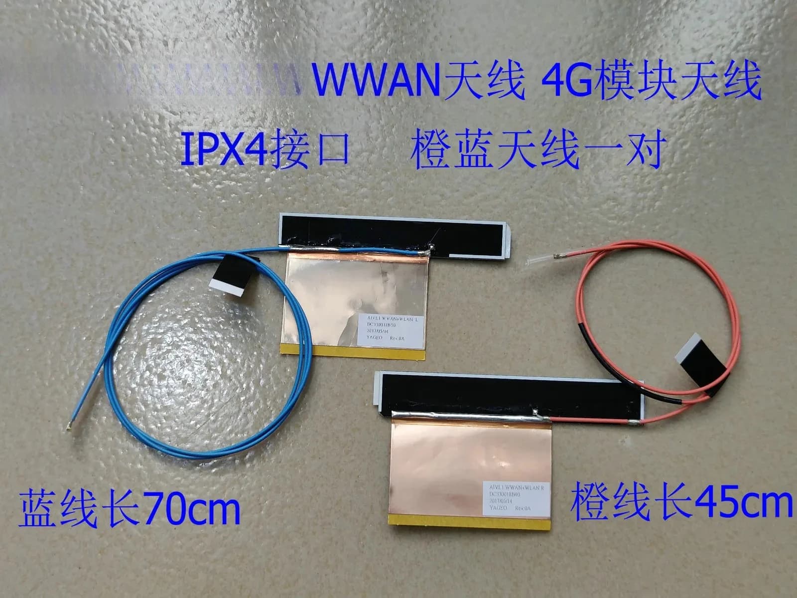 Nuovissimo per Thinkpad P52 T480 X280 X395 L850-GL antenna LTE WWAN 4G integrata.