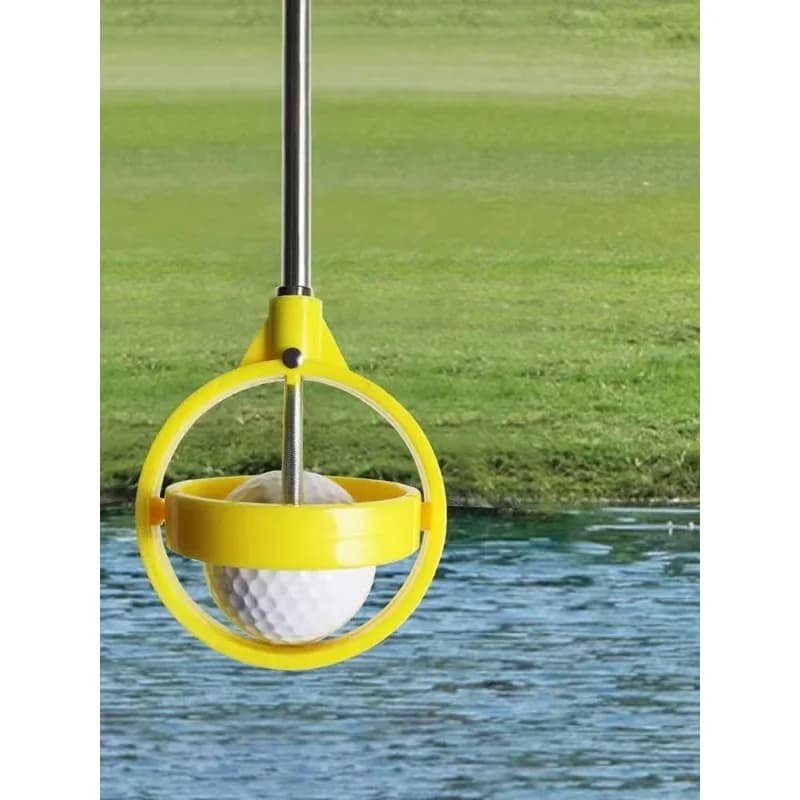 Golf Ball Pick Up Tools Telescopic Golf Ball Retriever Catcher Golf Training Aids Automatic Locking Scoop Picker Golf Ball