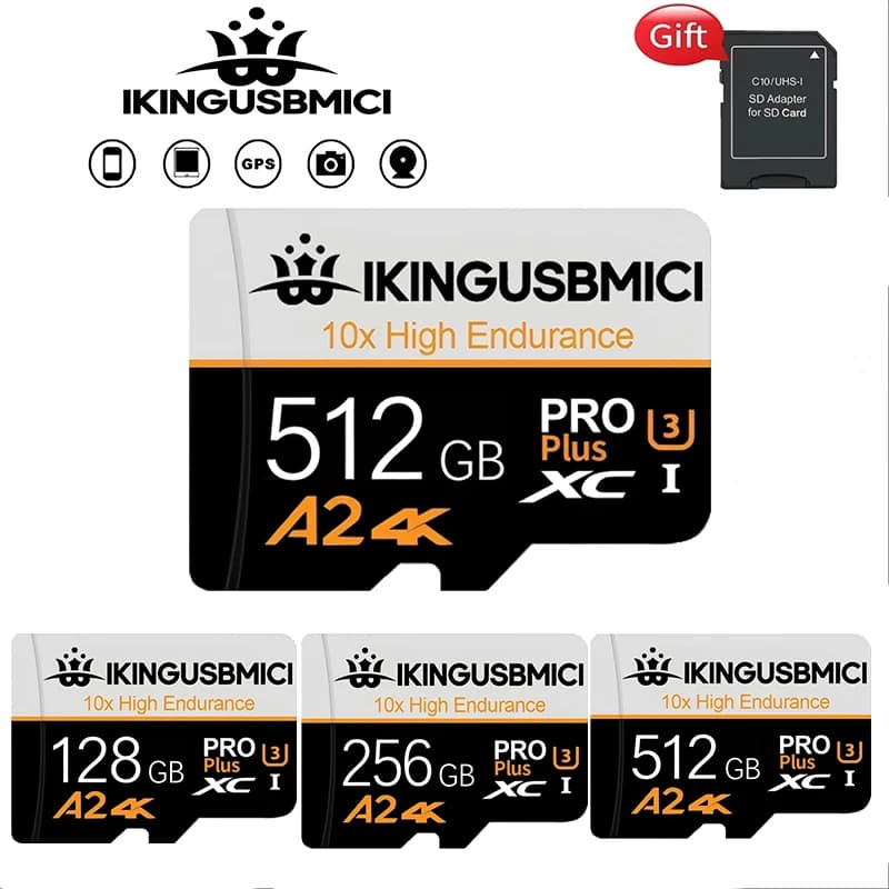 Speed Boost SD Cards Memory Card Micro TF SD Card TF Cards 64GB 128GB 256GB 512GB UHS-I U3 for Nintendo Switch Dash Cam