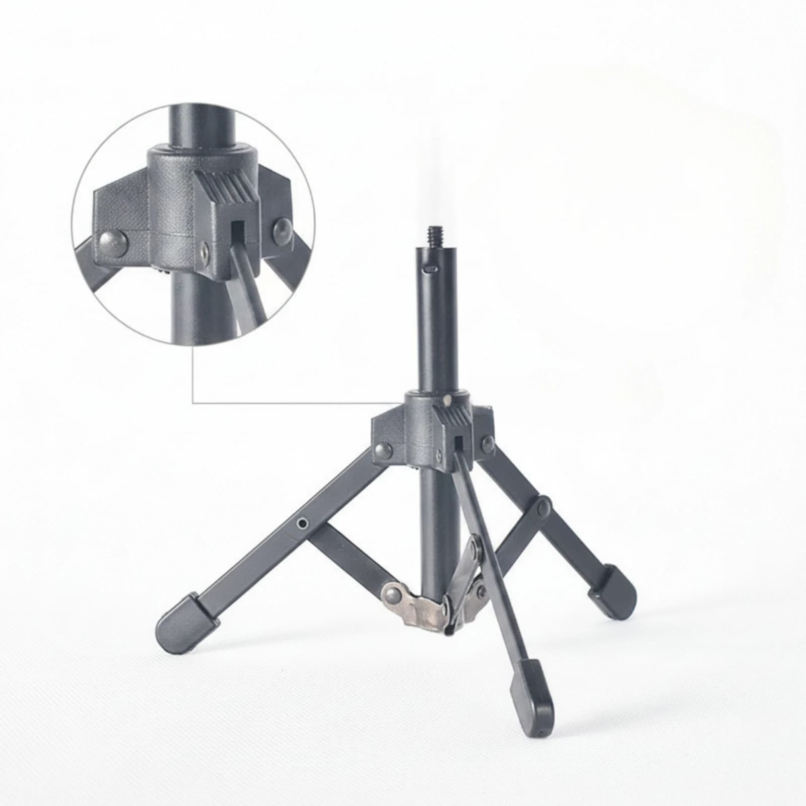 Desktop Mic Stand Slimline Tabletop Mic Stand Mic Tripod Collapsible Stable for Podcasters, Desk