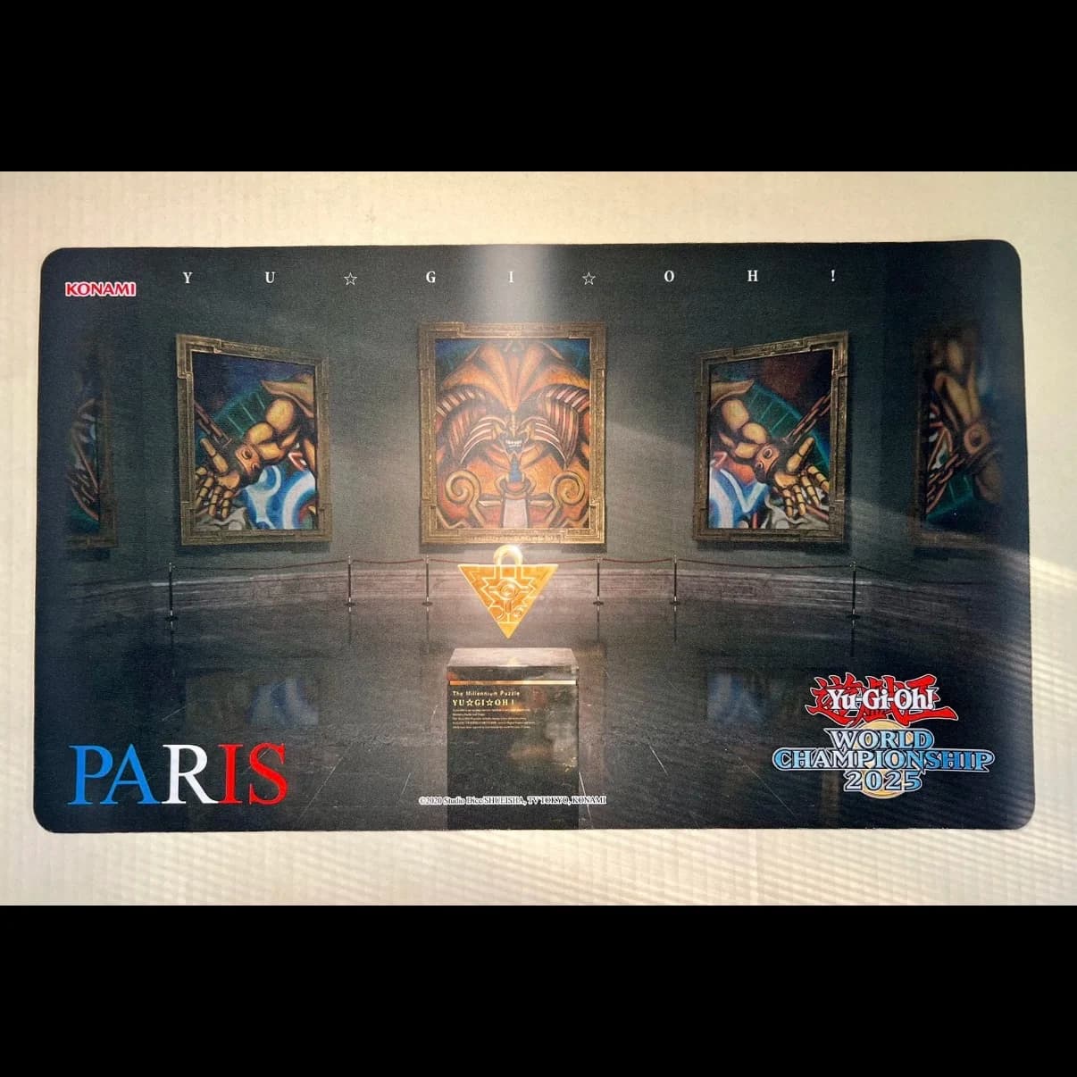 600x350mm Yu-Gi-Oh! Tappetino da gioco OCG French World Exodia DIY per carte collezionabili, 2mm senza bordi, serie World, in gomma, per giochi di carte, giocattolo