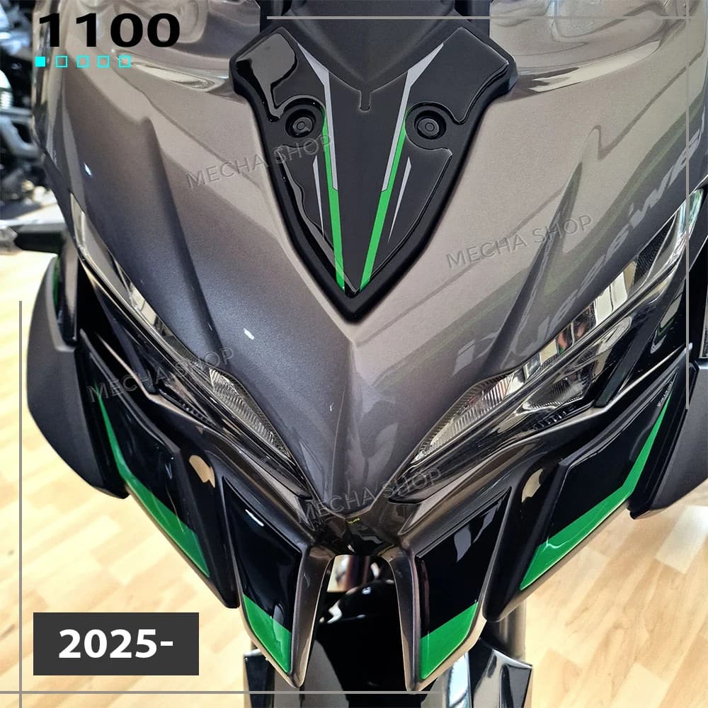 Decalcomania decorativa per protezione delle mani Accessori moto Adesivo 3D per porta del serbatoio per Versys 1100 2025