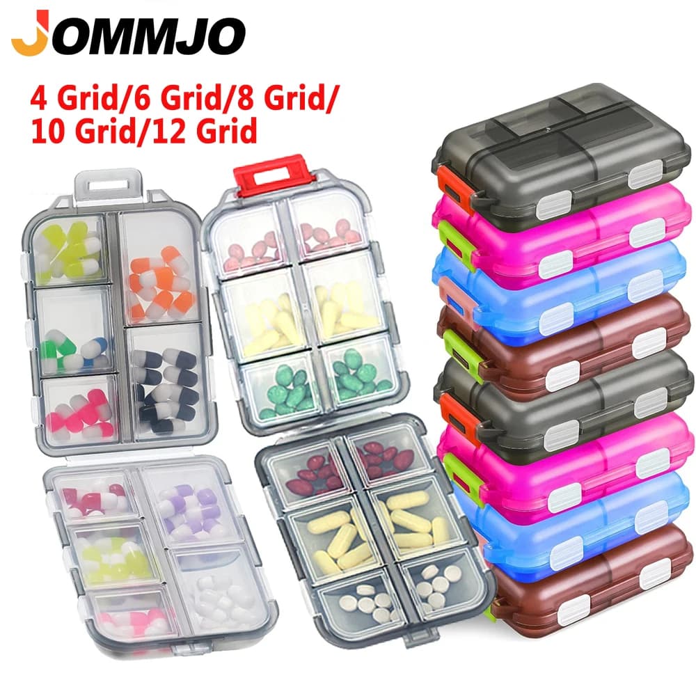 1 pcs portable small weekly travel folder portable pocket folder dispenser for fish oil bag vitamins