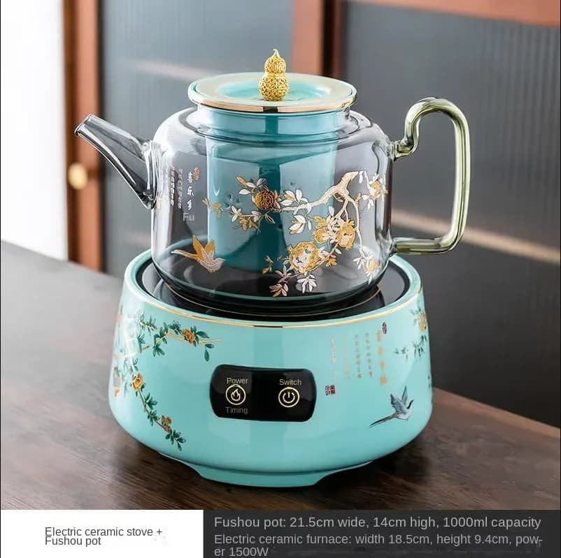 220V High-Temperature Resistant Electric Tea Stove & Tea Kettle Set for Home Use LYH