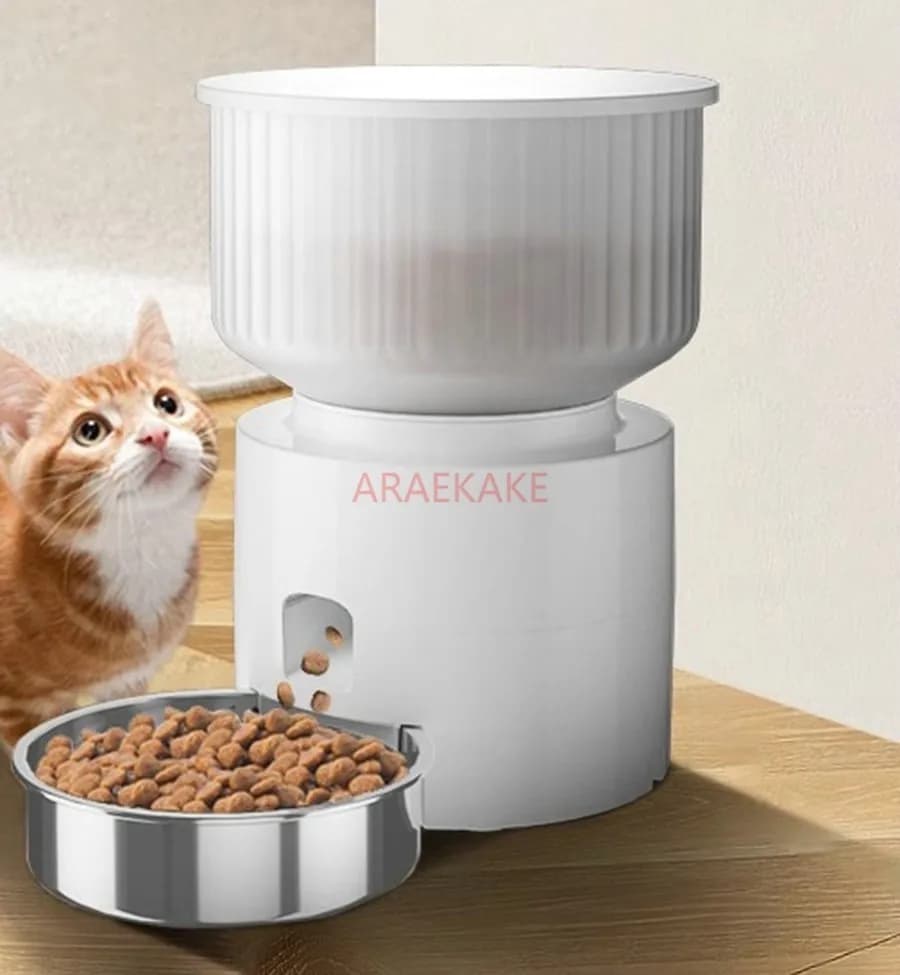 Mangiatoia automatica intelligente per animali domestici e gatti, cibo per gatti cronometrato e quantitativo, macchina per l'alimentazione self-service di cibo per cani