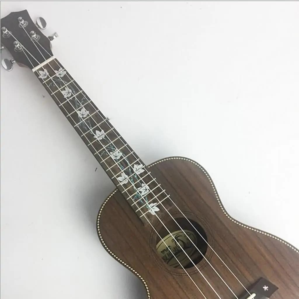 Adesivi per tastiera ukulele: guide rimovibili in PVC per l'apprendimento, facili da installare, accessori per ukulele