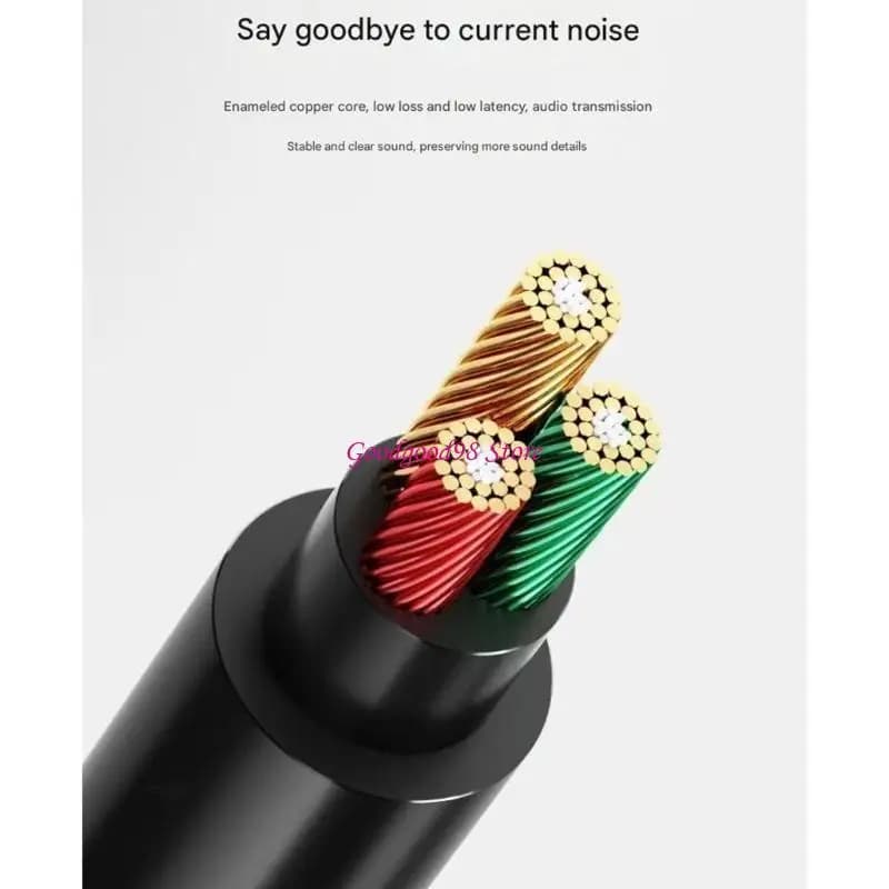 Cavo convertitore portatile da tipo C a 2RCA che offre plug-in facile connessione alle apparecchiature