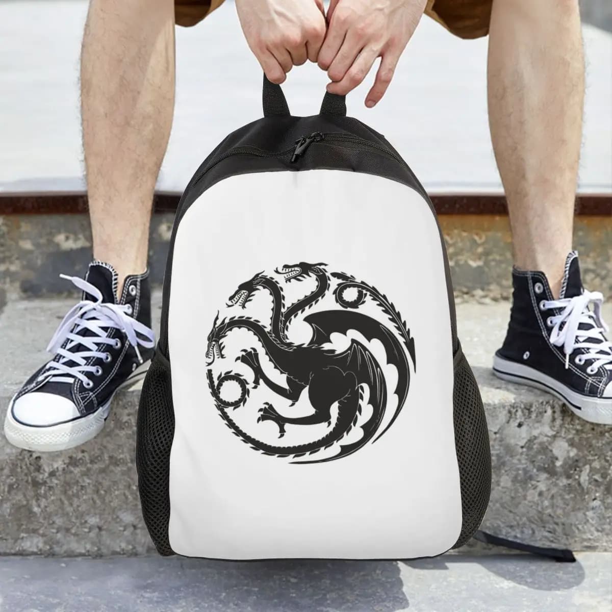 Game Of Thrones House Targaryen Backpack Daypack Large Capacity Kids BookBag School Bag Shoulder Bags for Men Women