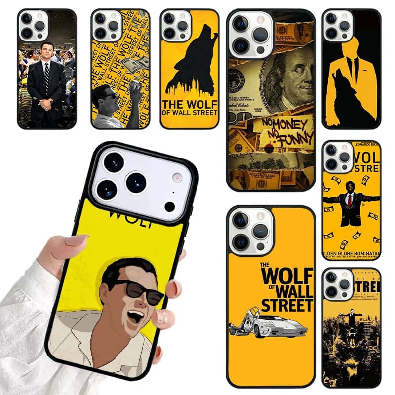 The Wolf of Wall Street Movie Phone Case For iPhone 17 16 15 14 13 12 11 Pro Max 17air Shockproof Cover Fundas