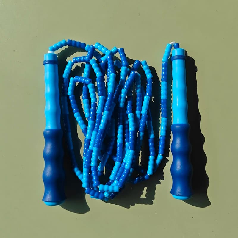 17cm handle soft PVC beads covered with rubber 2.6 meters 8.53ft adult jump rope for kids jump rope with beads