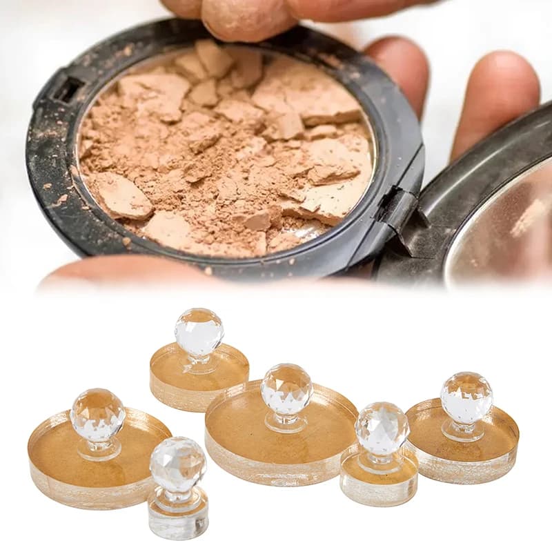 1PC Dust Press Stamp Ombretto Fondotinta Blush Evidenzitore Palette Repair Tool
