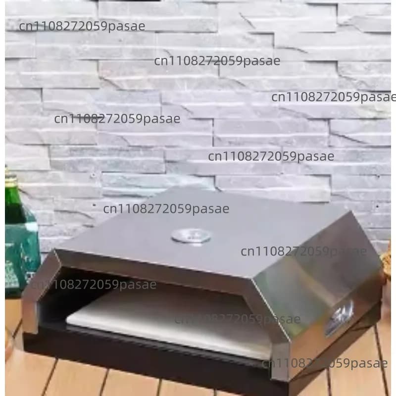 Stainless Steel Pizza Oven with Pizza Stone, Portable Pizza Oven for Baking Bread
