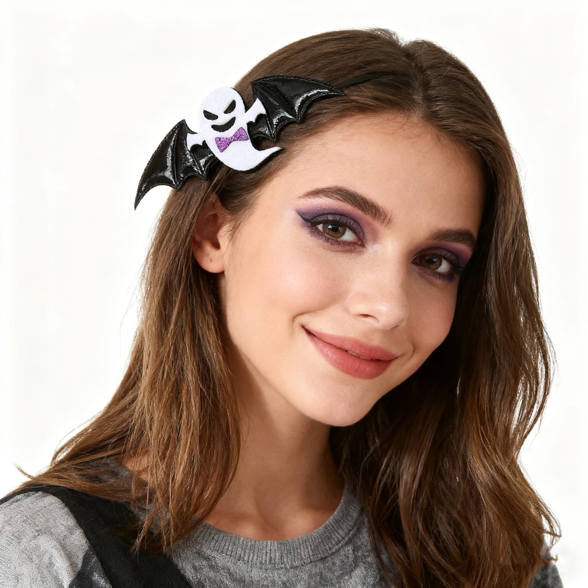 12 pcs/set Halloween Pipistrelli Spaventosi Forklift forklift Plastic hair clips Hairpins for women Barrettes Festival Copricapi