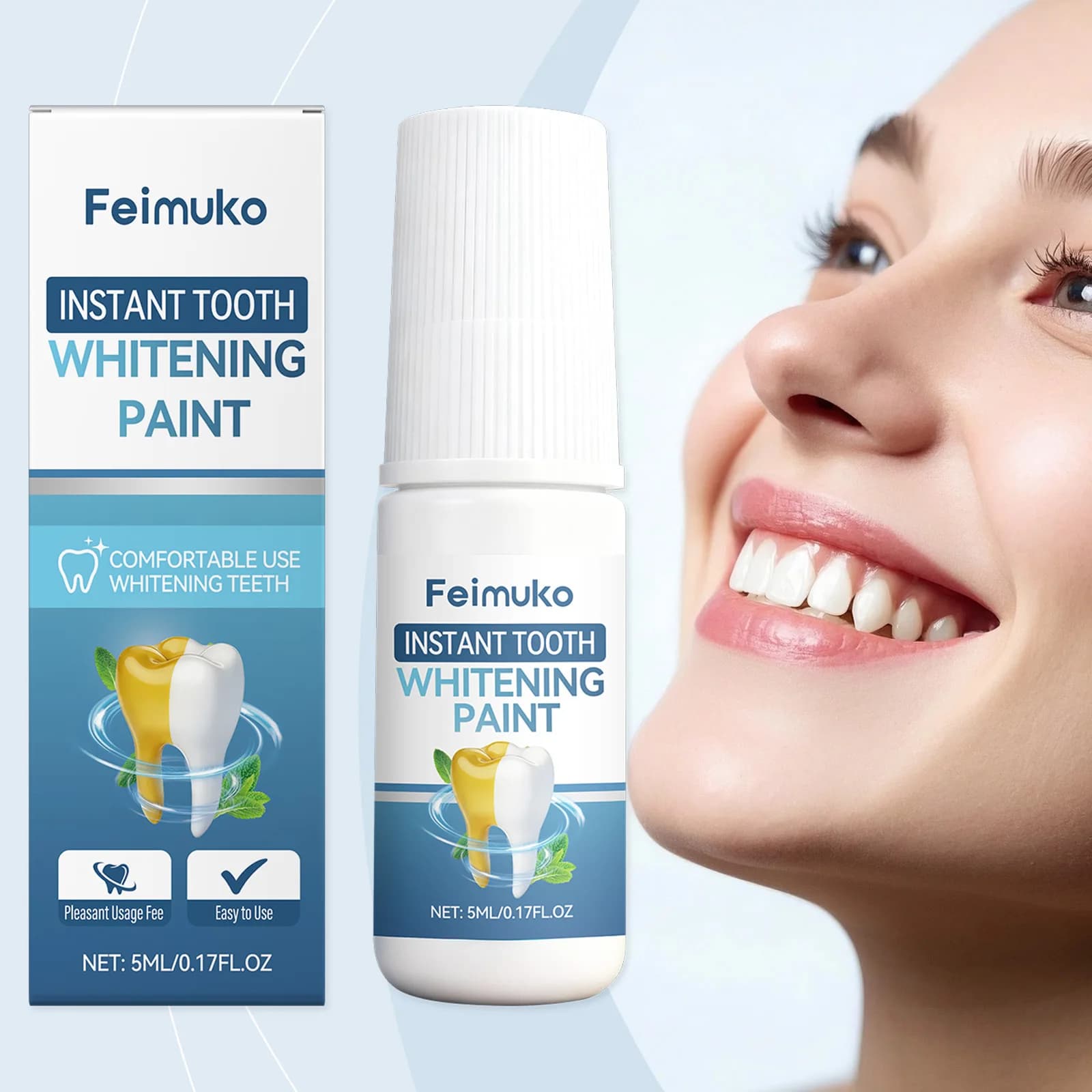 Whitening Serum for Tooths, Plaque Removal, Discromie Correction, Safe for Disposable, Quick Whitening, Delete Macchie, Oral Whitening Paint