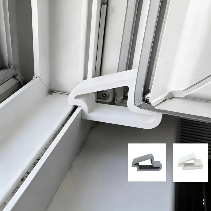 1PC Multifunctional Door Window Stopper Wedge Door Hooks Window Clips Home Office Accessories color random