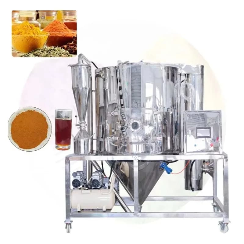 Whey Protein Powder Making Machine Customized, 100 Kgs Per Hour Centrifugal Atomizer Pilot Spray Dryer