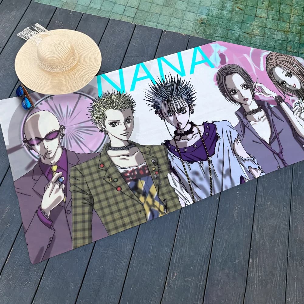 Nana Beach Towel Yoga Gym Yoga Gym Leggero e portatile per nuoto, doccia, viaggi, accessori sportivi, resistente alla sabbia