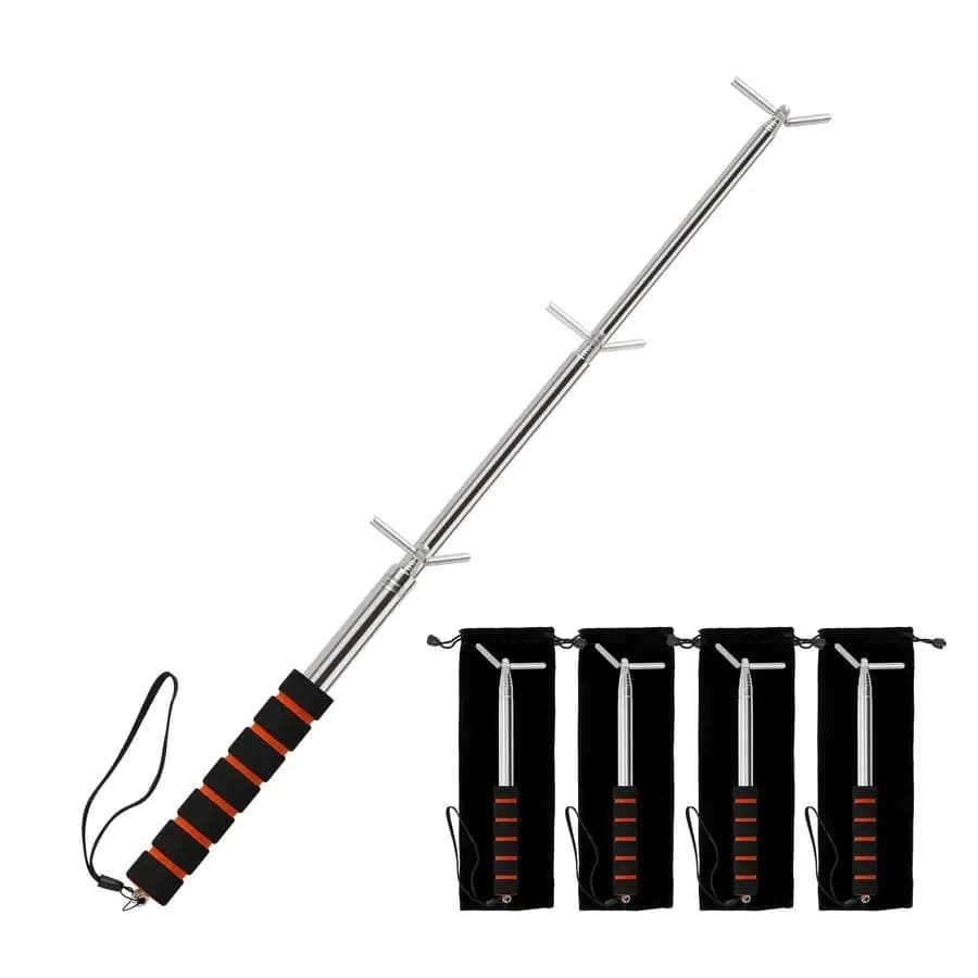 Tester per Rilevatori di Fumo e Luci di Emergenza con Asta Estensibile per Testare Luci di Emergenza e Garantire la Sicurezza